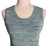 Christopher & Banks Christopher Banks Knit Sweater Vest Tank S Marled Green Sleeveless Scoop Neck Photo 1