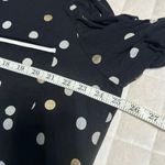 Soma Pajamas Set Women's Size XXL and Large Polka Dots Button Down Pants PJs Black Photo 8