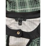 AUW Womens A.U.W Plaid Green Short Sleeve Top NWT Size Small Cute Photo 4