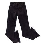 frame denim Frame black Le crop mini boot fringe hem jeans women’s size 23 Photo 1