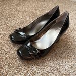 Me Too Black Patent Leather  Formal Heels Size 7.5 M Photo 5
