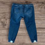 Lane Bryant  Jeans Size 22 Ankle Curvy High Rise Flex Magic Waistband Distressed Photo 2