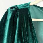 Baltic Born  Meghan Velvet Wrap Maxi Dress Emerald Green Holiday Party Christmas Photo 6