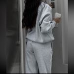 SheIn Gray Zip-Up Sweatshirt and Joggers Set Photo 1