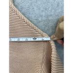 ZARA  Knit Women's Sweater Relaxed Solid Pink Cable Knit Size medium Long Sleeve Photo 8