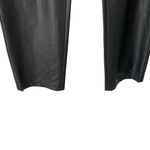 Brochu Walker  Black Juniper Stretch Crop Pants faux Leather size small Photo 3