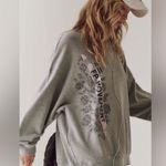 FP Movement All Star Logo Pullover Size Small Gray Photo 1