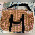 ORLA KIELY Sixties Stem Print Packaway Kit Duffel Bag BNWT Pink Photo 0
