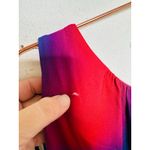 REBECCA VALLANCE Red White Side Waist Cutouts Del Prado Midi Dress size 8 Photo 9