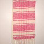 Free People NWT  Gemini Plaid Blanket Scarf in Petal Photo 2