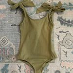 Princess Polly Green Bow Bodysuit Photo 0