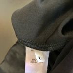 MONSE Stretchy Biker Shorts Black & White Logo Side Stripes Athleisure Scuba szL Size L Photo 13