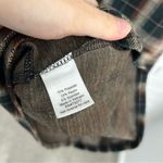 SO  Plaid Knit Button Pinafore Dress Size M Photo 8