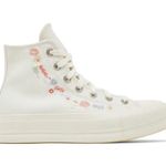 Converse Chuck Taylor All Star Lift Platform “Embroidered Floral-Egret”  Photo 0