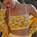 Anthropologie  Yellow Camisole Top, Medium Photo 1