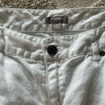 J. Jill Women's White Linen Shorts Cuffed Relaxed Beach Summer Coastal 8 Photo 2