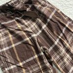 Aerie  Soft Plaid Pajama Joggers brown Gingham Lounge Pants drawstring Photo 1