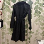 Hem & Thread  Black Belted Coat Photo 3