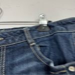 Democracy  Blue Patriot Straight Leg Jeans Womens 10 Denim Mid Rise Zip Fly Photo 5