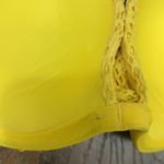 Aerie  Brooke Molded Cup Mesh Yellow String Bikini Top Photo 6