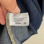 AG Adriano Goldschmied AG Adriana Goldsmith Denim Popover Long Sleeve Henley Top Size XS Photo 4