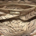 Moda Luxe  Tan Shoulder Bag with Suede Flap Photo 2