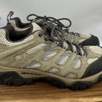 Merrell  Moab Low Top Hiking Shoes Taupe Waterproof Vibram Outdoor Women's 9.5 Photo 0