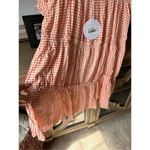 Princess Polly E16 NWT Lux Mini Dress Orange Gingham Size 12 Photo 5
