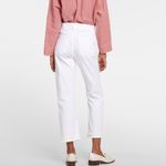 Max Mara 'S  White Jeans Tracy high-rise Straight Pants Size 16 NWT Photo 1