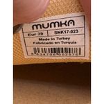 Mumka Shoes Women 8.5 Blue Birds Slippers Floral Lace Up Fashion Sneakers Preppy Tan Photo 8