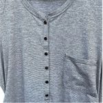 Athleta EUC  Microstripe Henley Maxi Dress Size 1X Photo 5