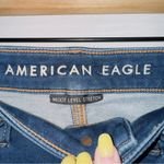 American Eagle  Next Level Stretch Women's Dark Blue Super High Rise Jegging Jean Photo 2