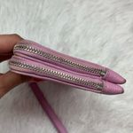 Coach  Pink Double Zipper Wristlet Photo 4