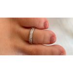 Boutique NEW White Gold Filled Adjustable Toe Pinky Midi Finger Simulated Diamond Ring‎ Photo 13