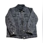 Elan  Quilted Black Jean Jacket Photo 1