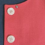 Karen Scott Salmon Pink Skirt Blazer Suit Photo 3