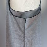 ZARA  fully lined mini gray dress, bust boning, black lace detail, back zip; M Photo 3
