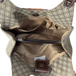 Liz Claiborne Vintage  Villager Monogram Shoulder Bag Brown Tan 12x12x3 Photo 5