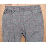 Seven7  Womens Plus XXL 2X Plaid Leggings Pull On Pants Red Black White Photo 1