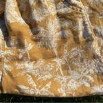 American Eagle  Tropical Cotton/Linen Hawaiian Wide Leg Crop Paperbag Pants Photo 2