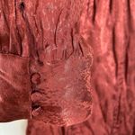 EXPRESS Long Sleeve Pussycat Bow Blouse Brown Size S Photo 11