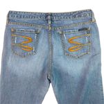 Seven7  14 34 Medium Wash Capri Jeans Plus Photo 2