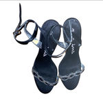 Nina  Black Fabric Rhinestone Shoes Size  7.5 M Photo 3