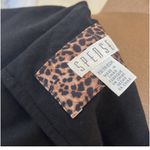 Black Dress by Spense with Faux Leather Skirt Size Small Photo 5