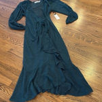 ASTR  the Label NWT Zeneida green wrap metallic dress, s, 🎄festive, holiday Photo 0