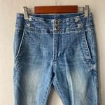 Anthropologie  Pilcro Darted High-Rise Skinny Jeans in Denim Dark Wash Photo 4