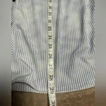 Peter Nygard NYGARD Blue White Striped Button Down Size XL Photo 2