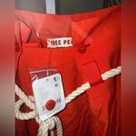 Free People NWT Dimes Tie Trousers / Red Alert Size 4 Photo 6