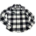 Wrangler  Plaid Brushed Flannel Pearl Snap Button Shirt Womens Size Small Buffalo Photo 1