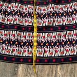 Bechamel Vintage MIDI Skirt Size 6 Navy Sailor Patriotic Military Pin Up Retro Photo 2